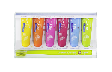 Curaprox BE YOU fogkrém szett 6 db-os kiszerelés + fogkefe