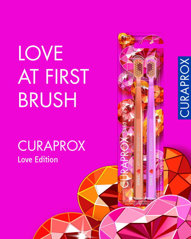CURAPROX CS 5460 ULTRA SOFT LOVE EDITION FOGKEFE DUOPACK