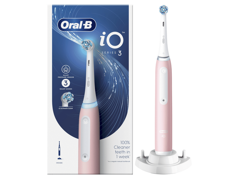 ORAL-B iO3 Elektromos Fogkefe Blush Pink
